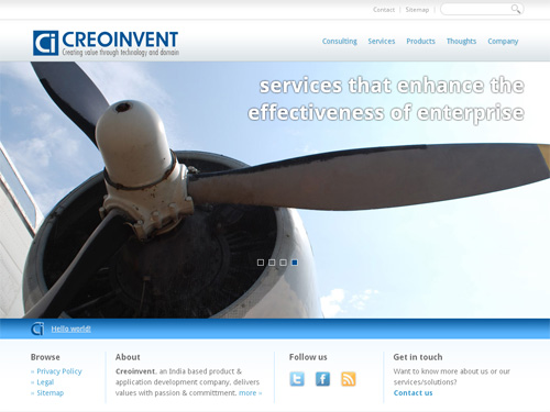 CreoInvent site